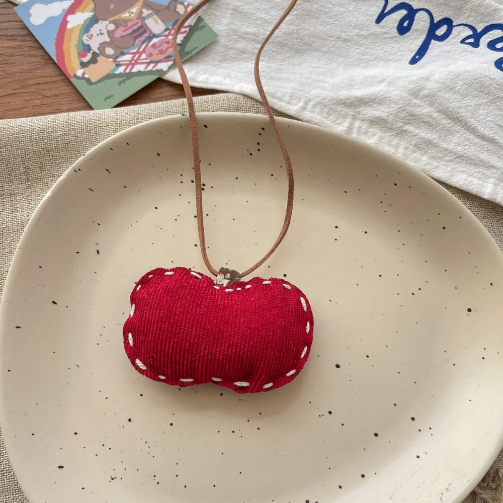 zur Seite fahren Kette Zubehör Stoff freundlicher Halskette Hase Pilz niedlichen Ebene Anhänger Schlüsselband Stoff Kawaii hängende Ornamente: Hellgelb Gold Farbe