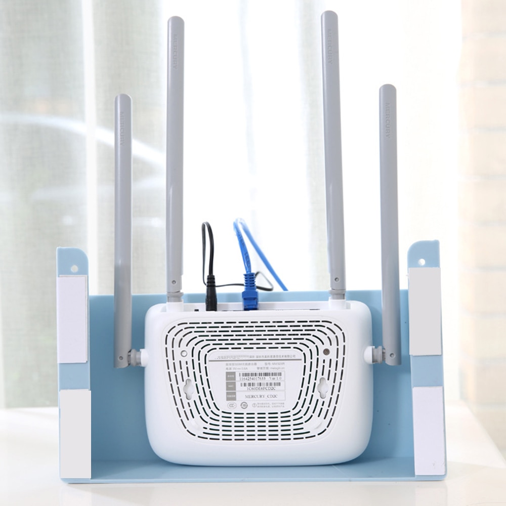 kabellos Wifi Router Halfter Lagerung Versteckte Kasten Kunststoff Kleinigkeiten fallen Regal Zauberstab Hängen Kabel Stecker Halterung Container Organizer