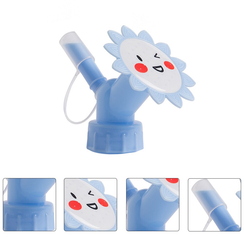 6pcs Simple Durable Funny Bottle Sprinkler Spouts Sprinkler Spouts Bottle Water Sprinklers: Blue