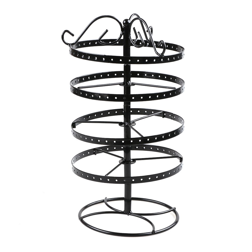 144 Gaten 4 Tiers Ronde Draaibaar Display Earring Vrouwen Sieraden Stand Rack Sieraden Organizer Joyeros Organizador De Joyas