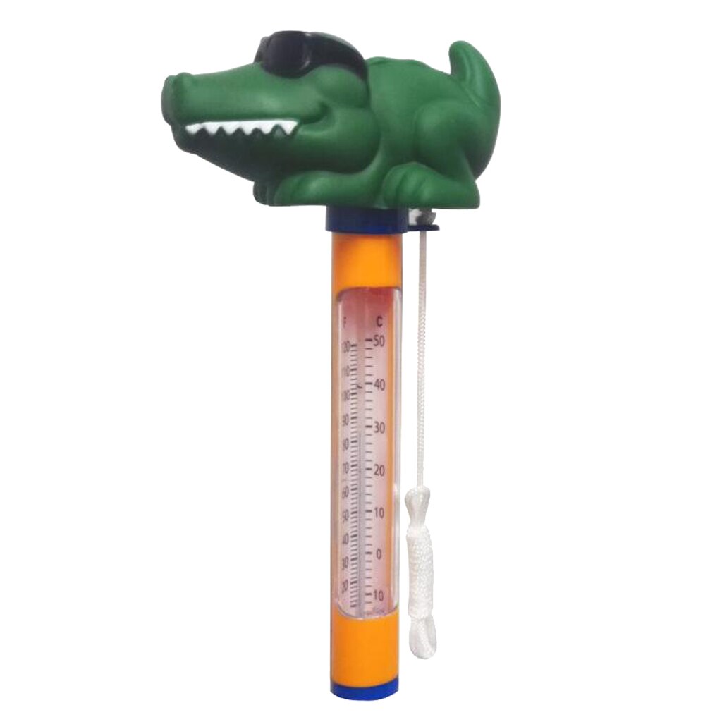 2pcs Shark &amp; Crocodile Head 160mm Water Temperature Tester Pool Thermometer