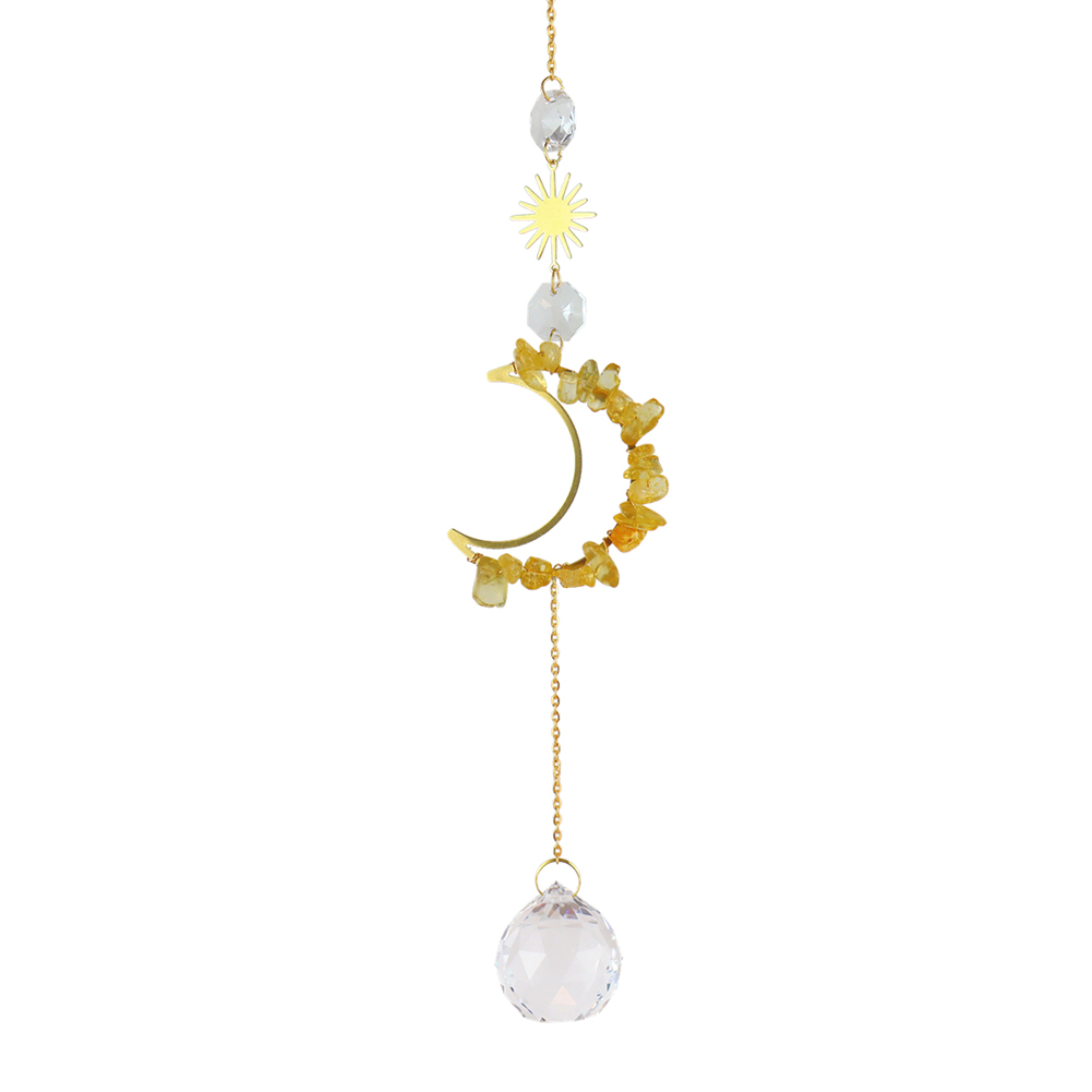 Big Crystals Wind Chime Prism Sun Catchers Handmade Jewellery Garden Hanging Dream Catcher Pendant Rainbow Chaser Ornament: 07
