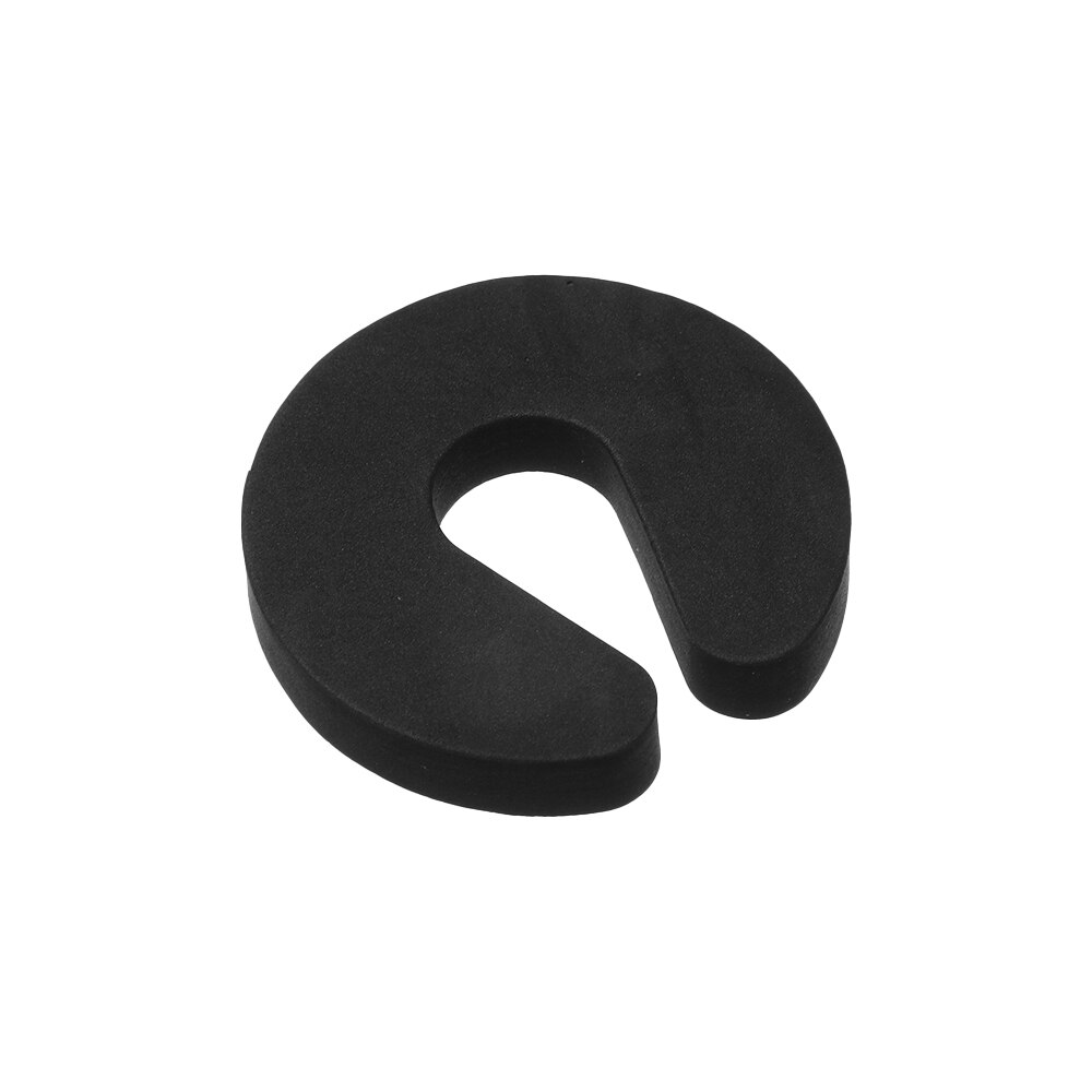 Baby Veiligheid Sloten Kinderen Bescherming Eva C Shape Veiligheid Kabinet Sloten Deur Clip Kids Finger Safe Soft Foam Deurstopper: black type1