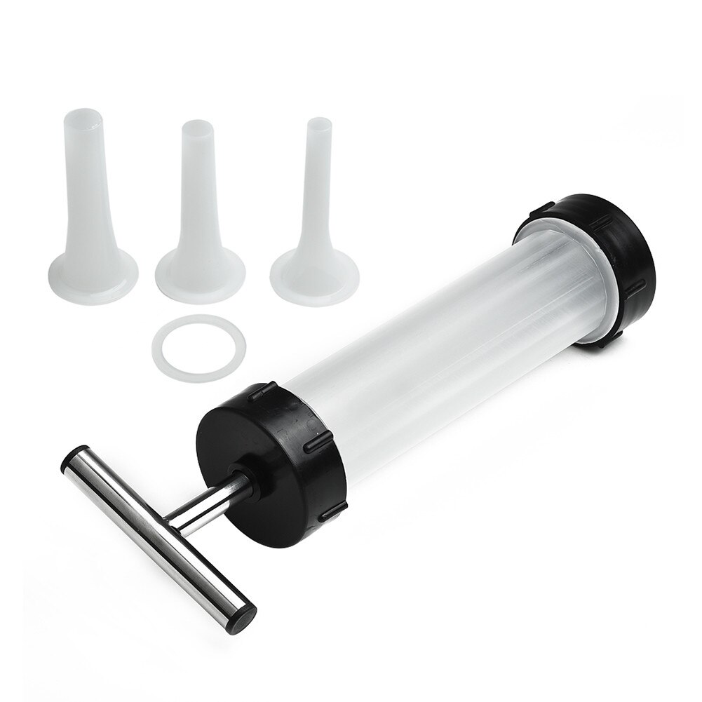 Stuffer Sausage Filler Salami Homemade Hand Operated 23.7cm Stainless Steel Home Kitchen