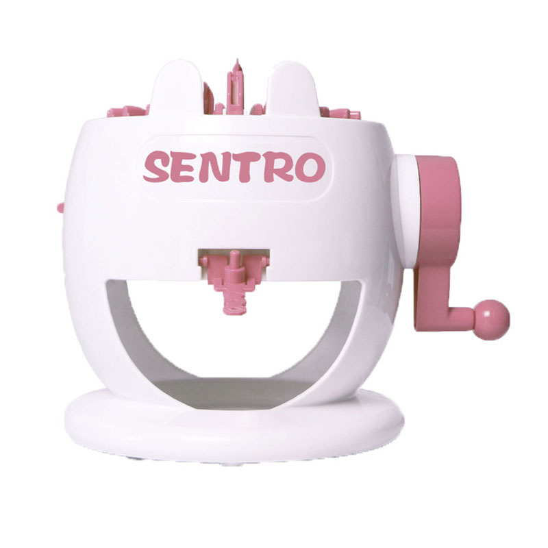 Knitting Machine Smart Weaving Loom Round Knitting Machines Knitting Board Rotating Double Knit Loom for Sock Hat C1: 22 pins