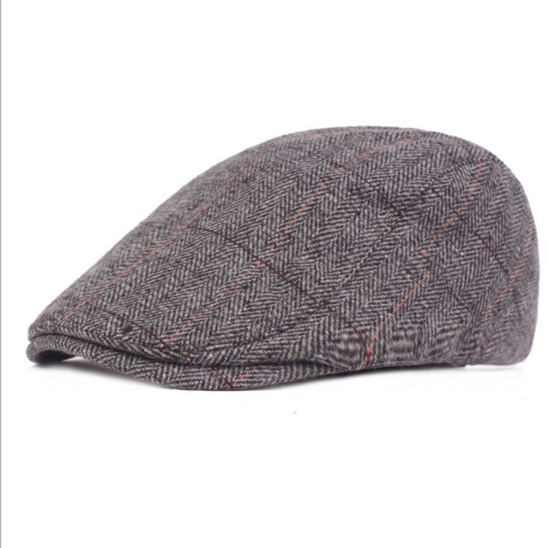 Britse Stijl Gentleman's Casual Baret Hoed Wollen Platte Zon Cap Winter Hoeden voor Vrouwen Mannen