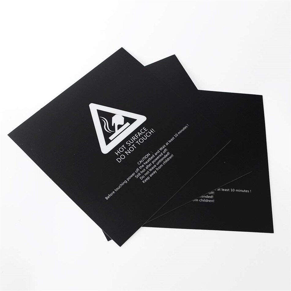 Bed Sticker Plarform Printer Heat Paper Coodinate Build 3D Printer Heated Frosted Bed 250/300MM Magnetic Print Bed Tape