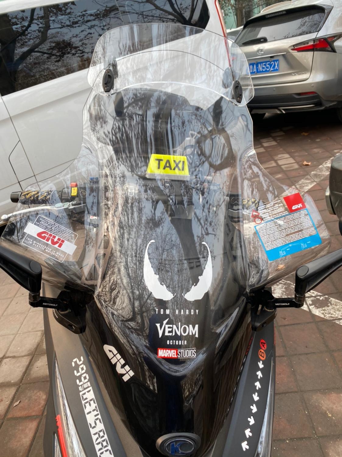 Motorfiets Usb Oplaadbare Taxi Teken Licht Indicator Decoratie Onderdelen