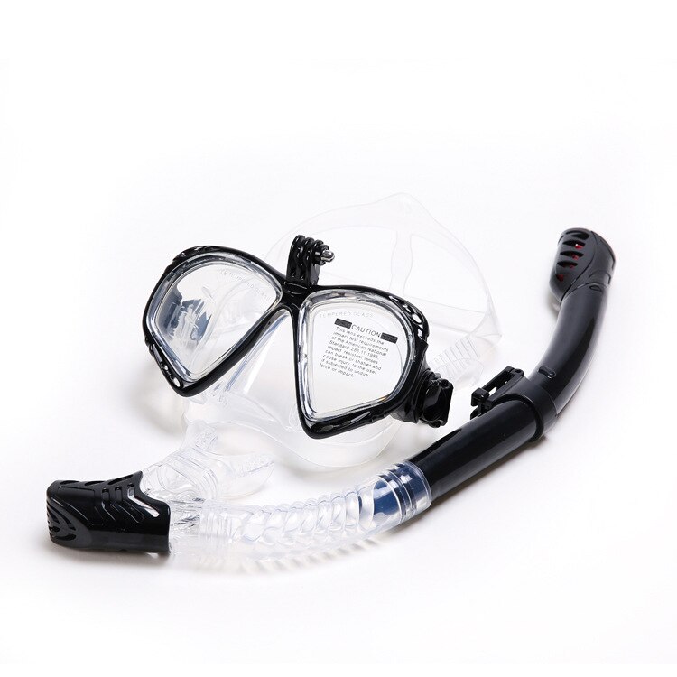 Professionele Onderwater Masker Camera Duikbril Zwembril Snorkel Duikuitrusting Camera Houder Voor Go Pro: Clear