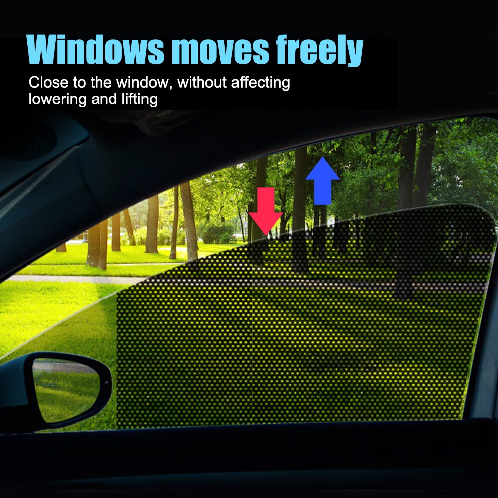 1Pair 105x52cm Car Curtain Windshield Sticker Sun shade UV Protection Sunshade Shield Cover Side Window Film Auto Stying