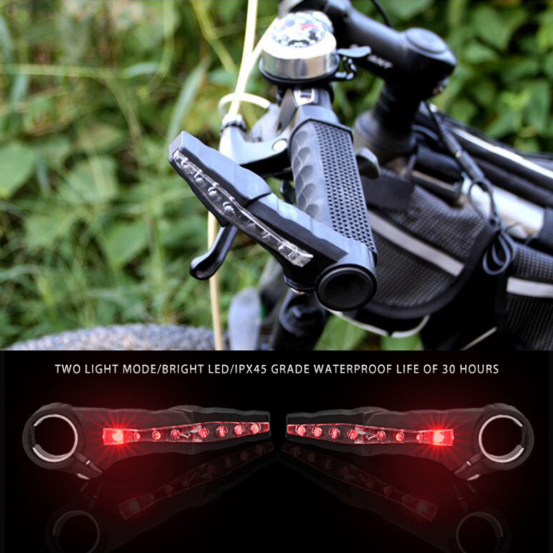 1 Paar Fahrrad lenker mit LED-Sicherheits Blinker griffen wasserdichtes Fahrrad lenker ende Bullen Horn lenker Fahrrad ermüDung Linderung