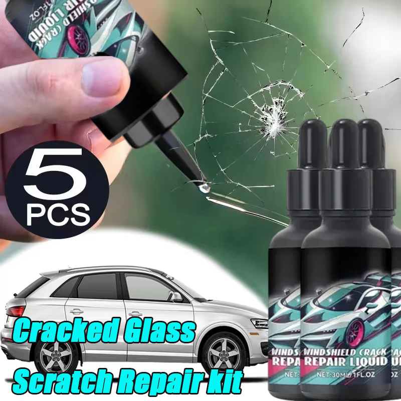 Car Window Cracks Gone Glass Repair Fluid, Quick Windshield Repair Kit Car Window Repair Tools