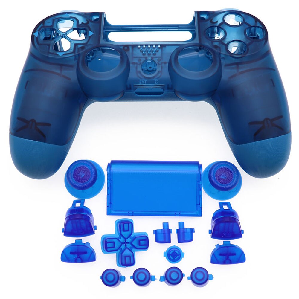 TingDong Full Plastic Hard Shell + Buttons Mod Kit For JDS JDM-050 055 For PS4 5.0 Controller Housing Cover Case