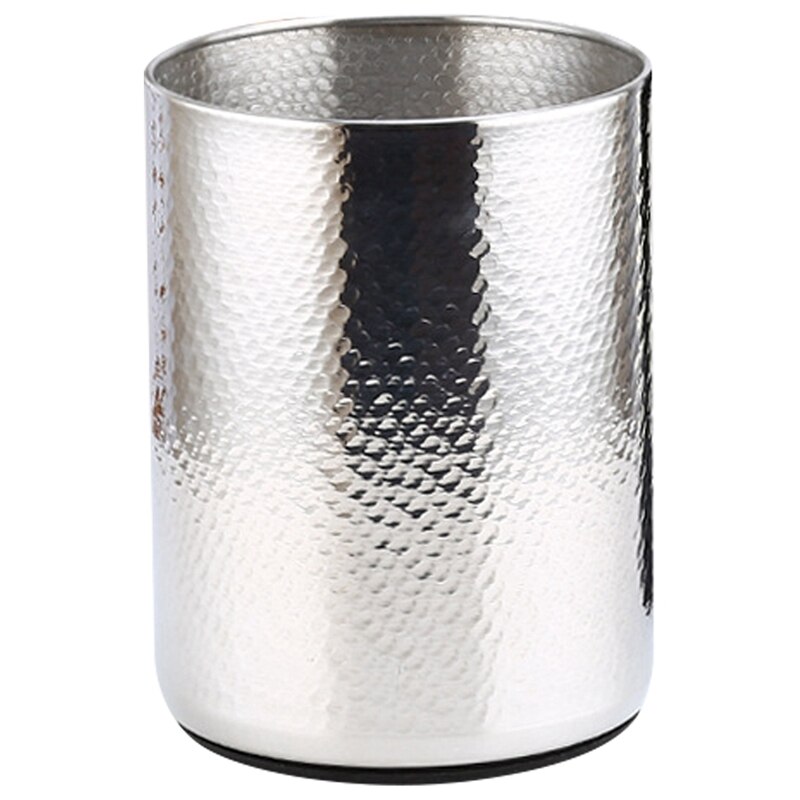Rvs Champagne Emmer Thuis Gehamerd Ijs Wijn Emmer Ktv Wijnkoeler Ijs Vierkante Emmer Bier Emmer: Silver
