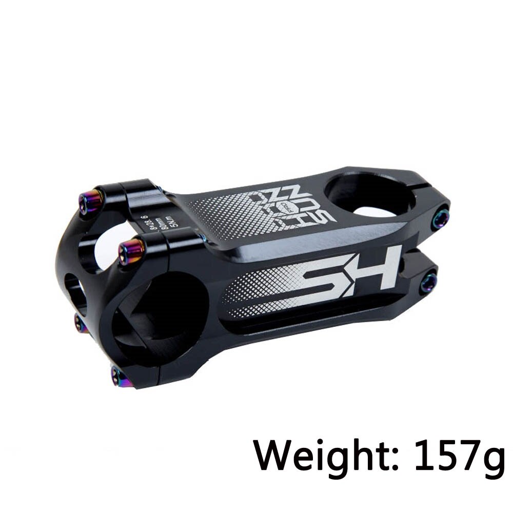 XC Behälter MTB Bunte Fahrrad Lenker Vorbau CNC Fahrrad Vorbau Mtb Rennrad Vorbau 0 Grad 31.8*80mm regenbogen Vorbau Fahrrad Teile