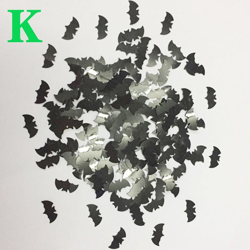 15g Spooky Halloween Confetti Pumpkin Spider Web Witch Bats Throw Confetti Sprinkle Home Festival Party Table Decoration: K