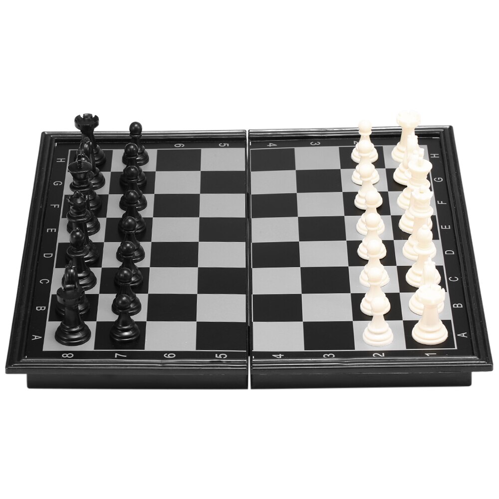 Jeu d'échecs magnétique pliant en plastique échiquier léger conseil jouets éducatifs jeu de salon en plein air Portable Parent-enfant jouet
