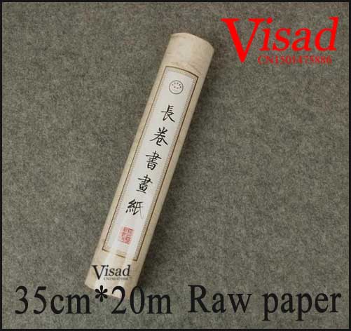 Japanske rispapir ruller akvarel papir kinesisk kalligrafi papir maleri kalligrafi papir blank rulle 35cm*20m