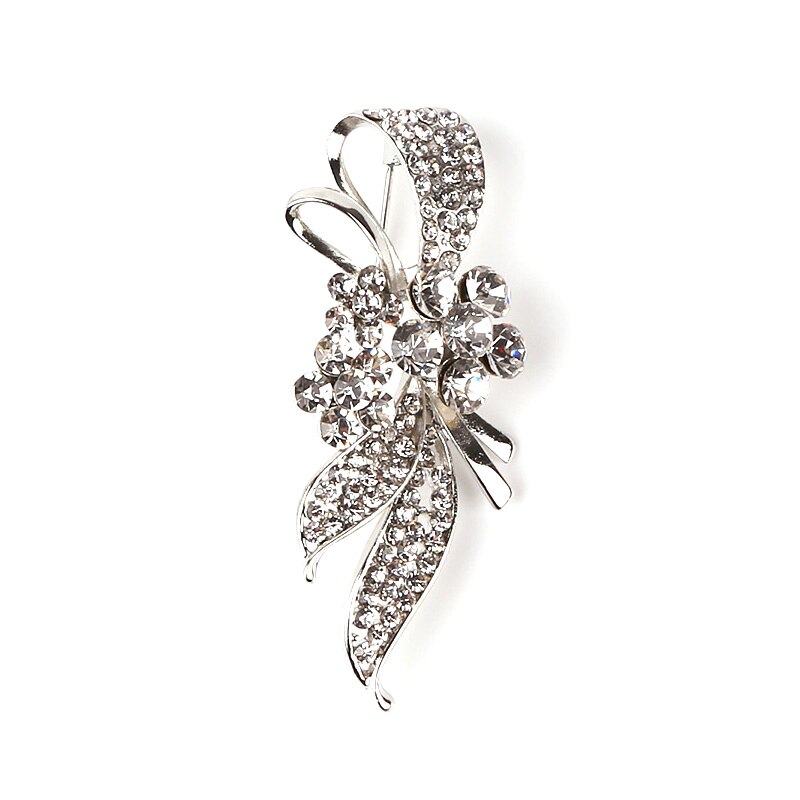 Bloem Crystal Pearl Broche Voor Vrouwen Broche Pin Boeket Strass Broches En Pinnen Sjaal Clip Sieraden: Style 9