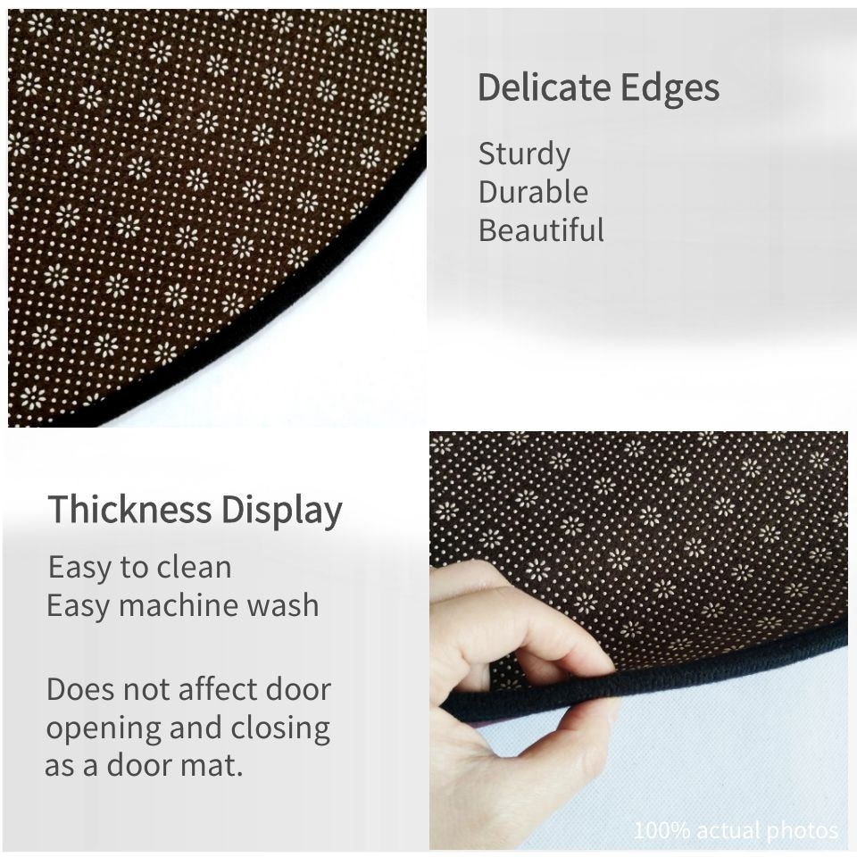 Nordic Ronde Tapijt Zwart Gouden Geometrische Luxe Tapijt Woonkamer Grote Tapijt Voor Slaapkamer Zachte Fluwelen Floor Mat Wasbare