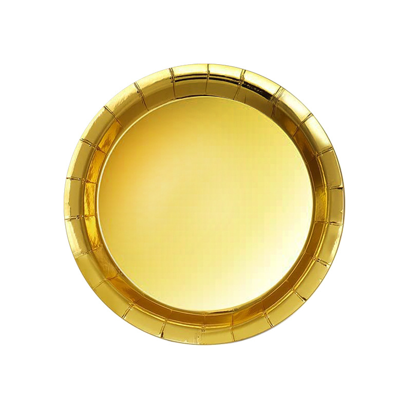 Platos de papel desechables dorados, vasos, servilletas de paja, juegos de vajilla para adultos y niños, suministros para de cumpleaños, decoración temática dorada: Verde oliva