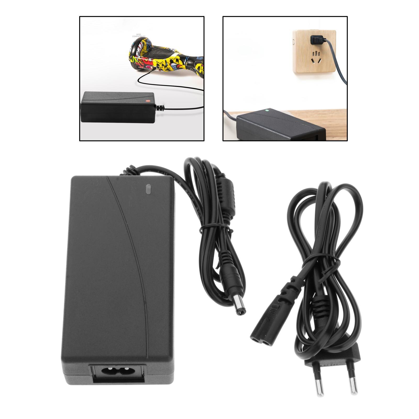 Power Supply DC 5.5mm 42V Battery Fast Charger Compatible with Electric Mobility Scooter Lithium Battery Charger