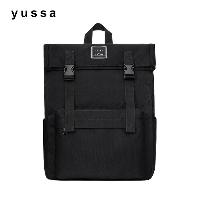 Blue Sea Print 14inch Laptop Backpack Women School Backpack Girl Waterproof College Bag Boy Ravel Bagback Men Original: black1