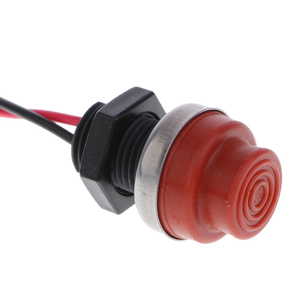 45cm Universal Boat Outboard Engine Motor Start Kill Stop Switch Keyless Push Button For Marine Boat Yatch Outboard Engine