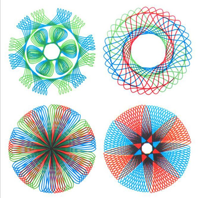 1 sæt/tegning multifunktionspuslespil geometri lineal tegning elevværktøj udvikle iq høj børnemaling undervisning kunstværktøj bøger