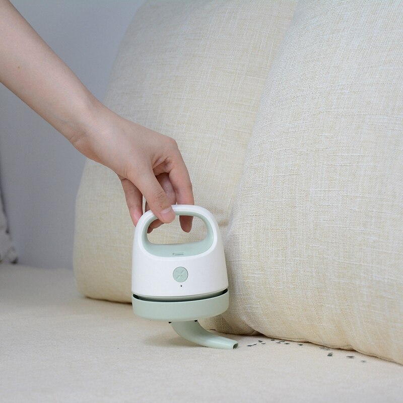 Portable Electric Desk Vacuum Cleaner Home, Office Desktop Cleaner Dust Collector for Notebook Computer Keyboard