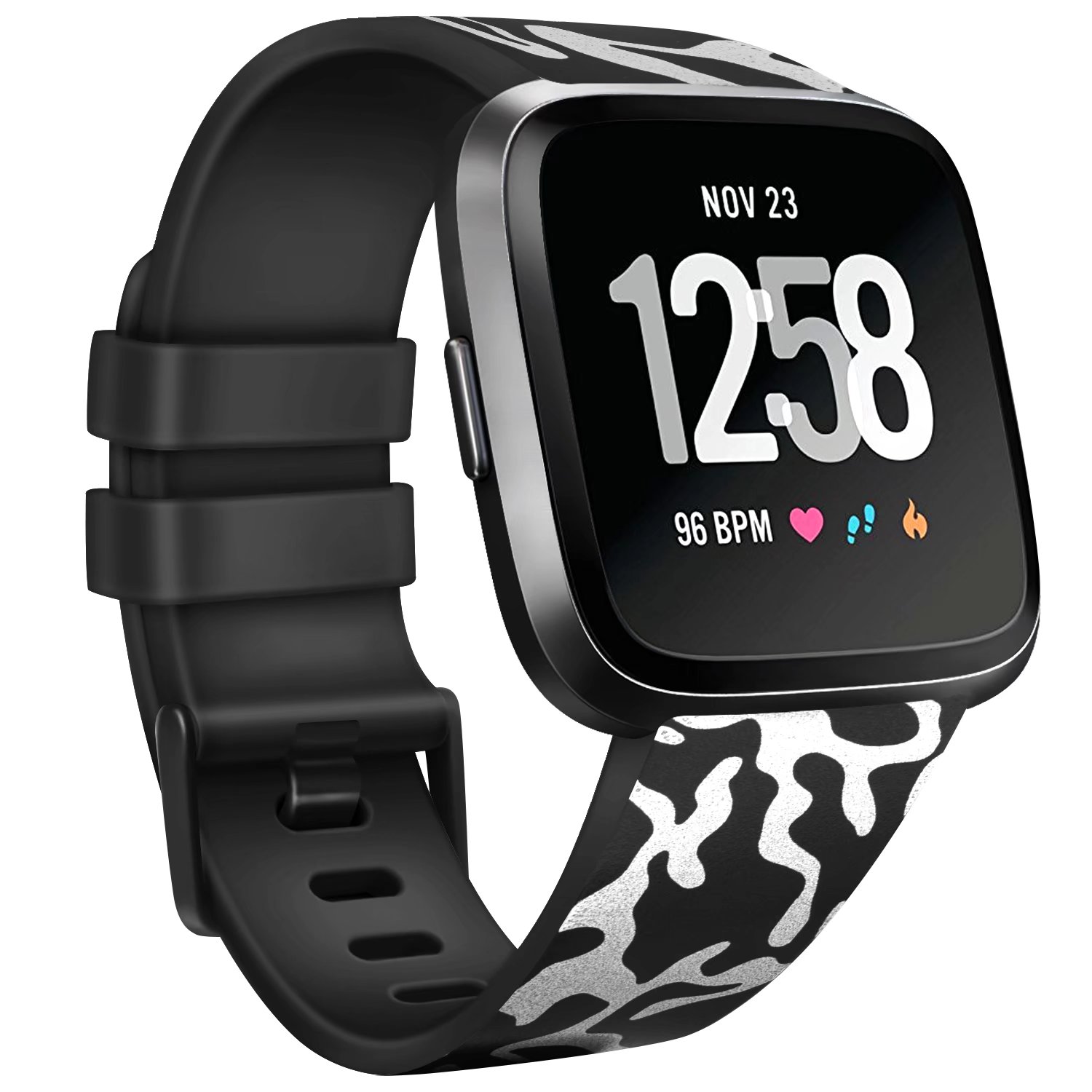 Correa de repuesto para reloj inteligente Fitbit Versa 2, accesorios para Fitbit Versa /versa 2, Versa Lite: S-black / size L for versa 2