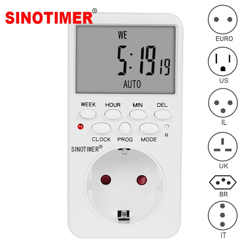 Elektronische Digitale Timer Schakelaar Eu Vs Au U