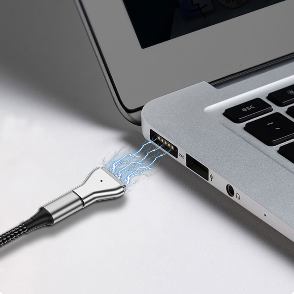 Type C Magnetic USB PD Adapter for Apple Magsafe1 Magsafe 2 MacBook Pro 60W Fast Charging USB C Female Magnet Plug Converter
