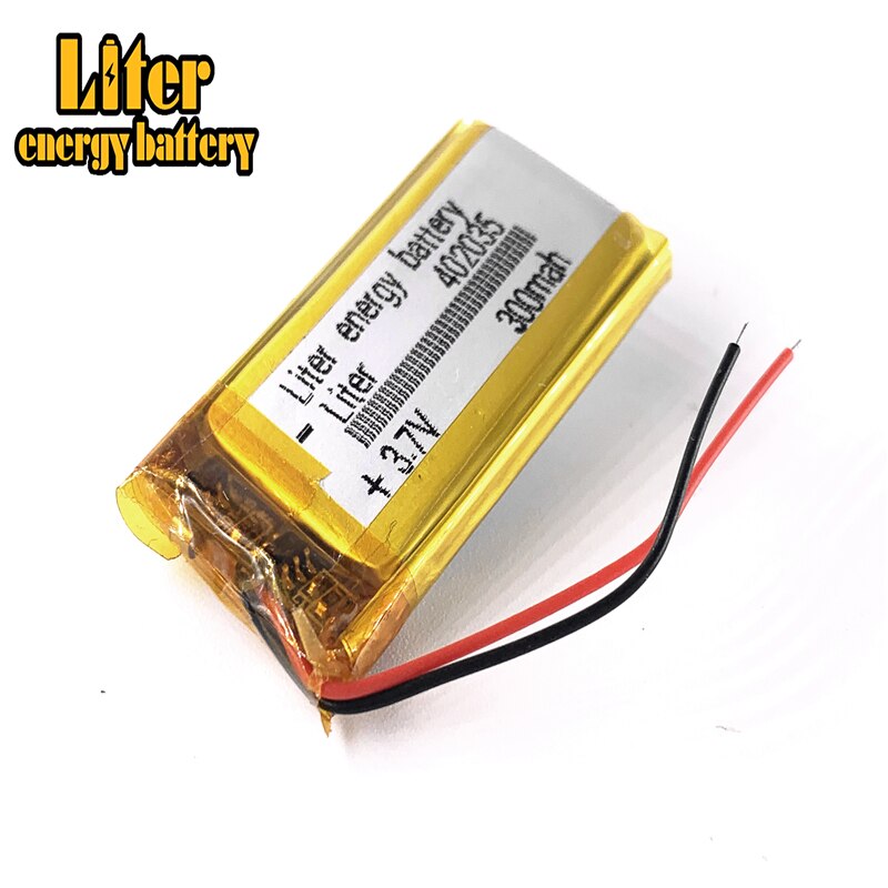 3.7 V lithium polymeer batterijen, 042035, 402035, 300 mah MP3 mp4&#39;ta MP5 klein speelgoed