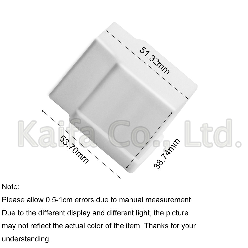 White Plastic solenoid valve Waterproof cover Water valve lid