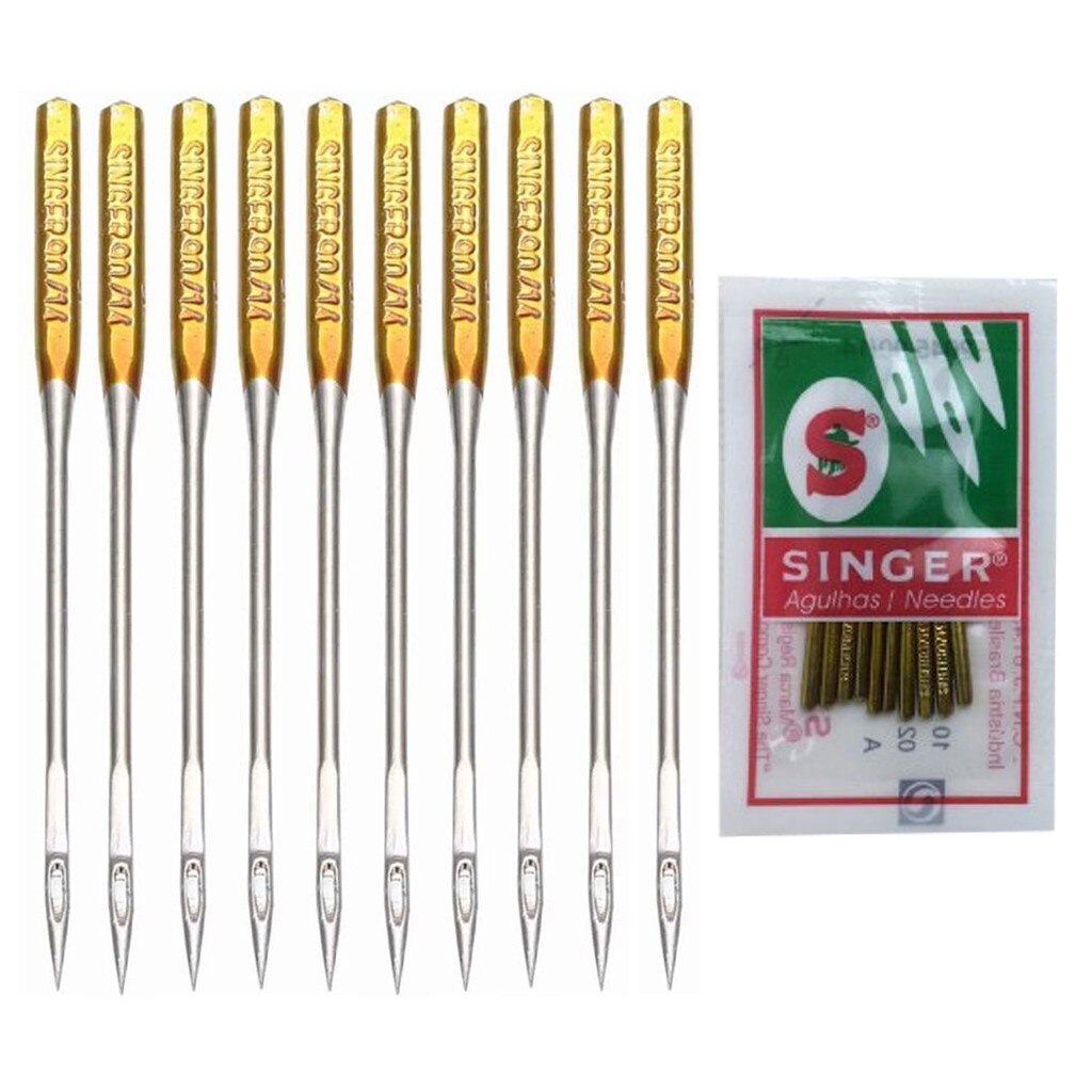 Durable 10pcs Big Eye Sewing Machine Universal Regular Useful Sewing Needle Household Sewing Machine Needle Sewing Needle