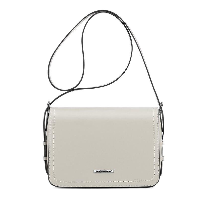 ECOSUSI 9.8 Inch Women Bags Small Shoulder Bag for Women Messenger Bags Ladies Retro PU Leather Handbag Female Crossbody Bags: Gray