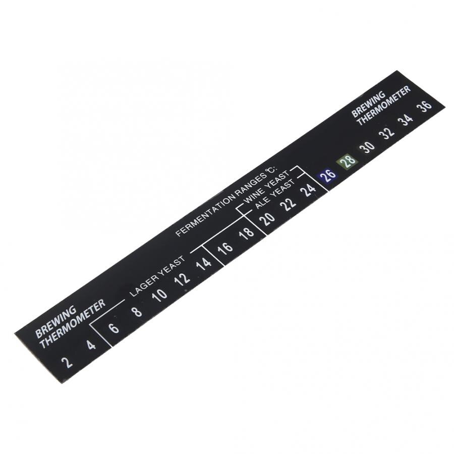 Autocollant de thermomètre LCD | Adhésif, bâton sur thermomètre de brassage, pour la bière de brassage, accessoires de brassage à la maison 5 pièces