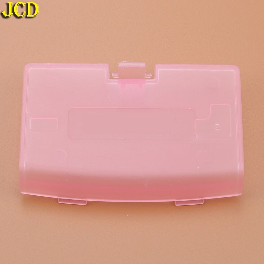 JCD-Tapa de batería de repuesto para consola GBA, 1 Uds.: Transparent pink