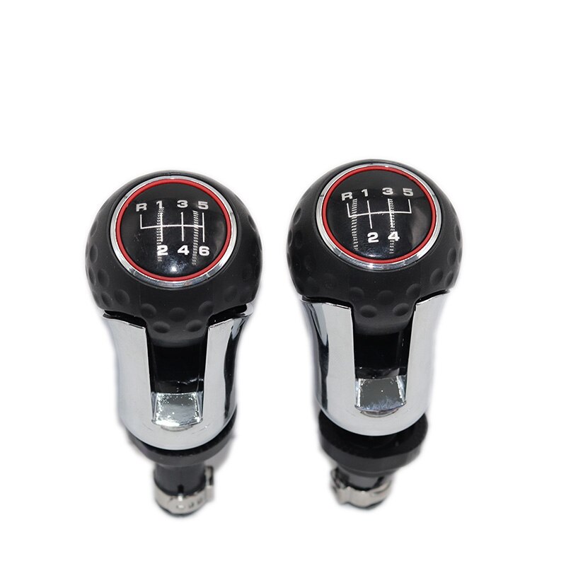 Cromo pomo de cambio de marchas para coche palanca Gaitor de arranque cubierta para VW GOLF 4 IV MK4 GTI GTD R32 Bora Jetta Golf 5 V MK5 A5 6 MK6 7 MK7