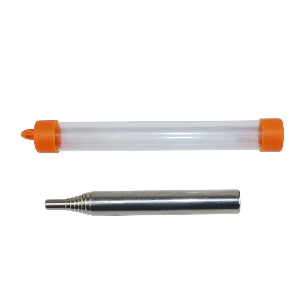 Fuelle de bolsillo de acero inoxidable, herramienta de chorro de aire plegable para acampada, senderismo, equipo de cocina