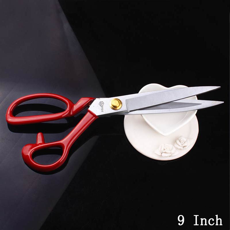Cutting Tailors Scissors For Sewing Fabric Clothes Cutter Shears Sharp Thread Scissors Blade Handmade DIY Accessory: JD068-9inch
