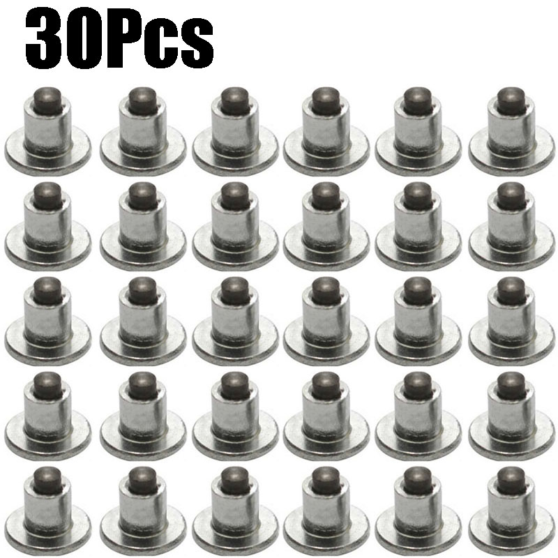 30Pcs Winter Car Wheel Tire Studs Anti-Slip Stud Universal Snow Spikes Tire Cleats for Trucks Auto Motorcycle Bike Vehicles Shoe: 30pcs