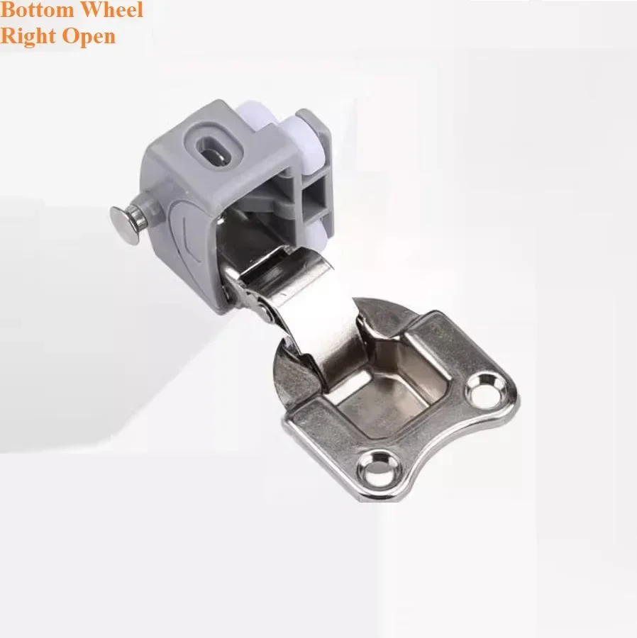 Ersatzteile für verschiebbare, zweifach gefaltete Falttür, hängendes Rad, Rollenscharnier: Gelb