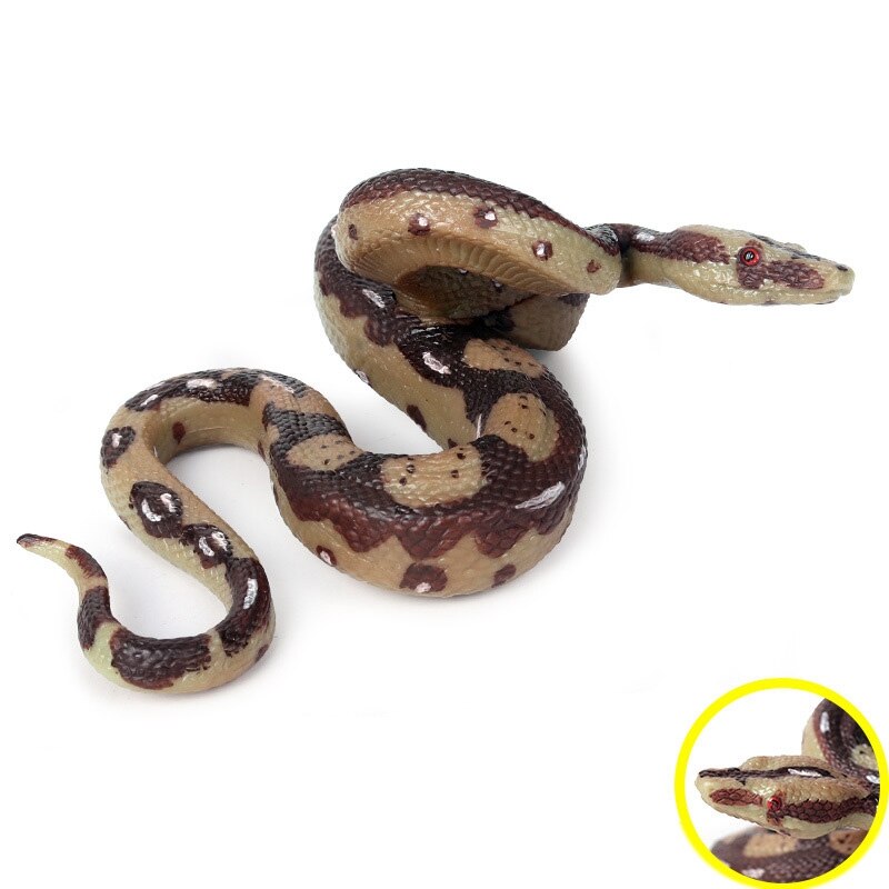 Simulatie Wild Dier Slang Speelgoed Zweven Grote Python Giant Python Model Amfibische Reptiel Slang Hele Speelgoed