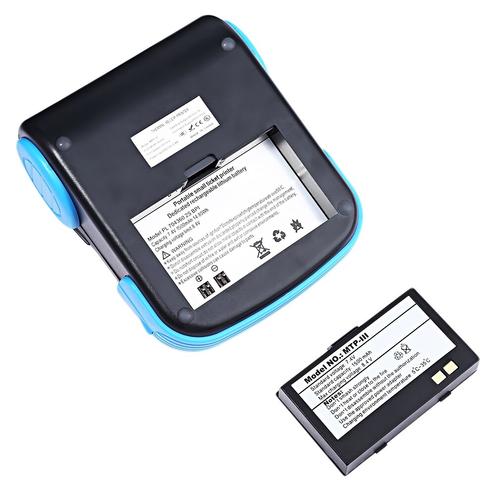 3 inch Portable Mobile Phone thermal Printer 80mm Bluetooth