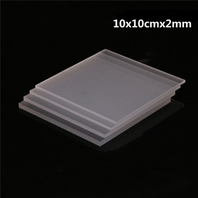 2-5mm dikte Helder Acryl Perspex Sheet Cut Plastic Transparant Bestuur Plexiglas Paneel organisch glas polymethylmethacrylaat: 10x10x2