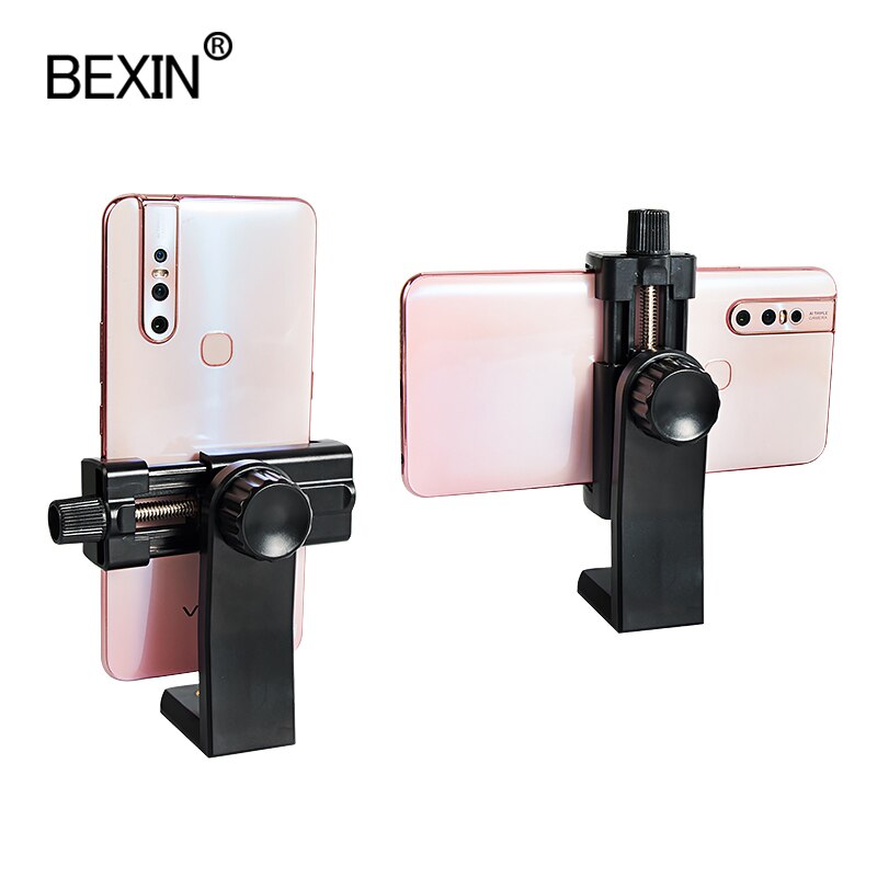 Telefoon Klem Mobiele Ondersteuning 360 Spin Telefoon Clip Statief Mobiele Adapter Smartphone Mount Schieten Voor Telefoon Op Een Statief