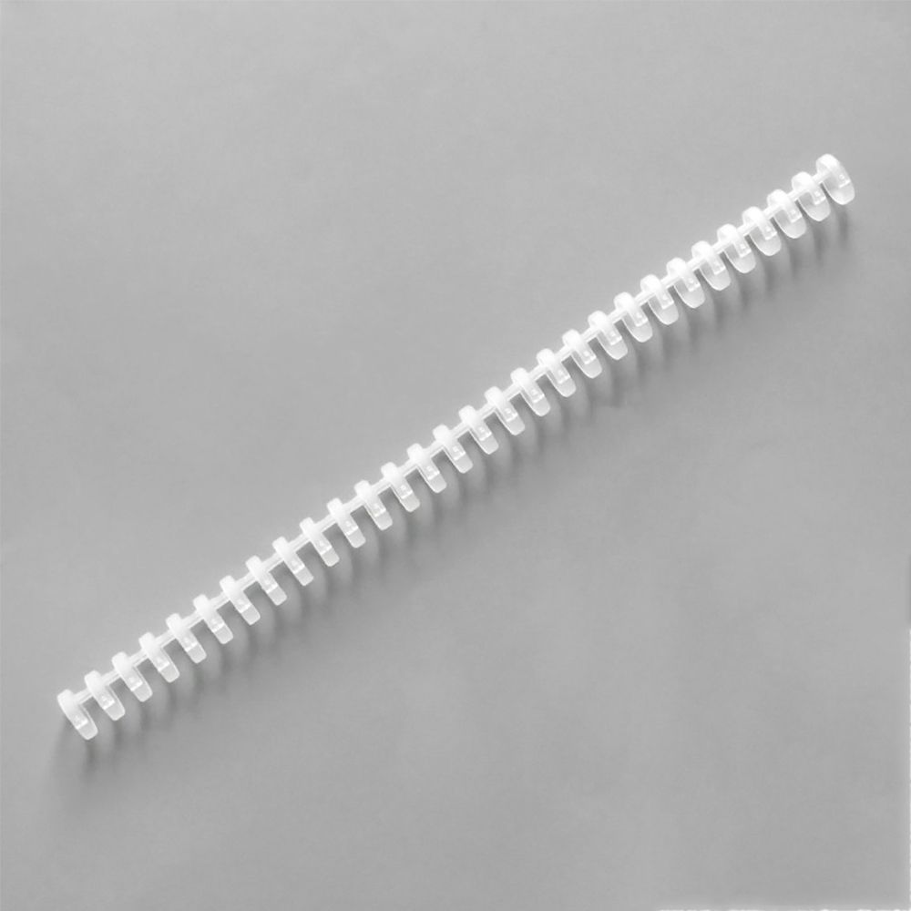 Circle Ring File Organizer Plastic Comb Bindings Notebook Binding Spines Loose Leaf Book Binder Rings Binder: transparent 30 Holes