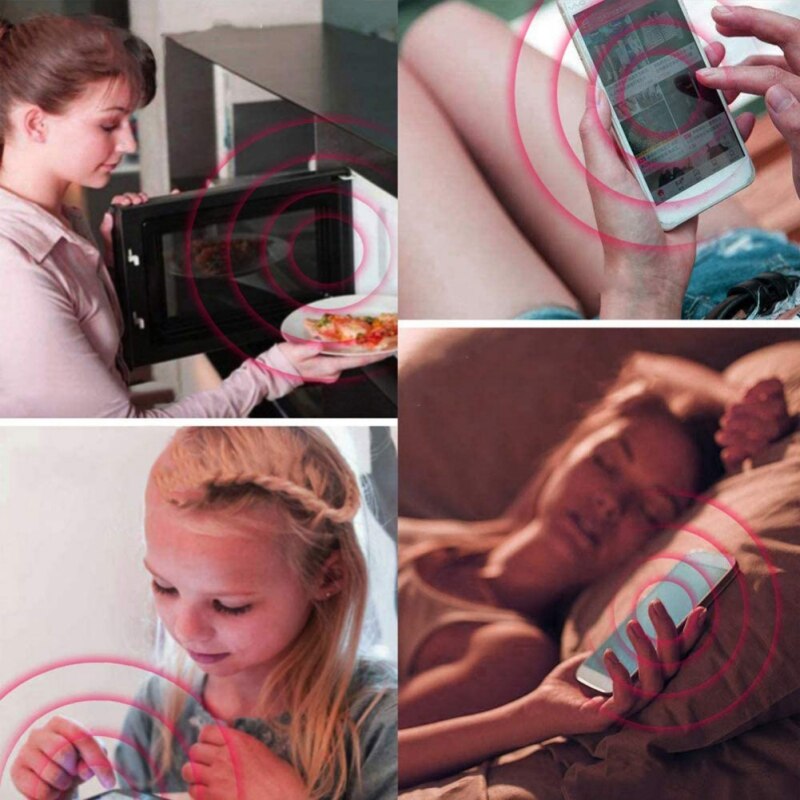 Reduce 99% EMF Cell Phone Sticker, golden Anti Radiation Protector Sticker Blocker , EMF Blocker For all Electronic Devices